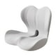 thumbnail image 2 of Cojín ergonómico para sentarse, cojín de espuma viscoelástica para asiento de coche, cintura, espalda baja, forma de L Gris claro, 2 of 9