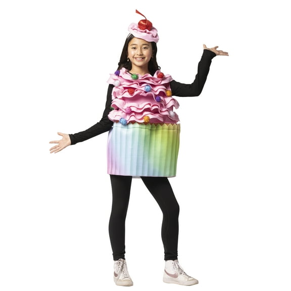Rasta Imposta Ultimate Cupcake Kids Halloween Costume, Child Size 7-10, Pink, 1679-710