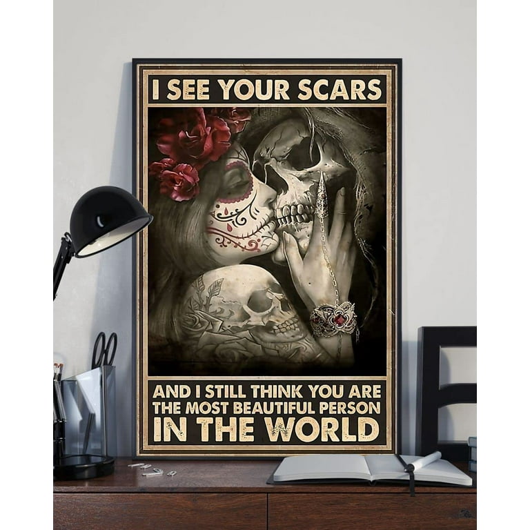 Jack Skellington and Sally I See Your Scars Encouraging