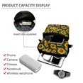 thumbnail image 4 of FUIALDOLG Crossbody Bags for Shop, Lightweight 2 Layer Crossbody Purse for Women Sunflower Woven Decoration Shoulder Bag, 4 of 7
