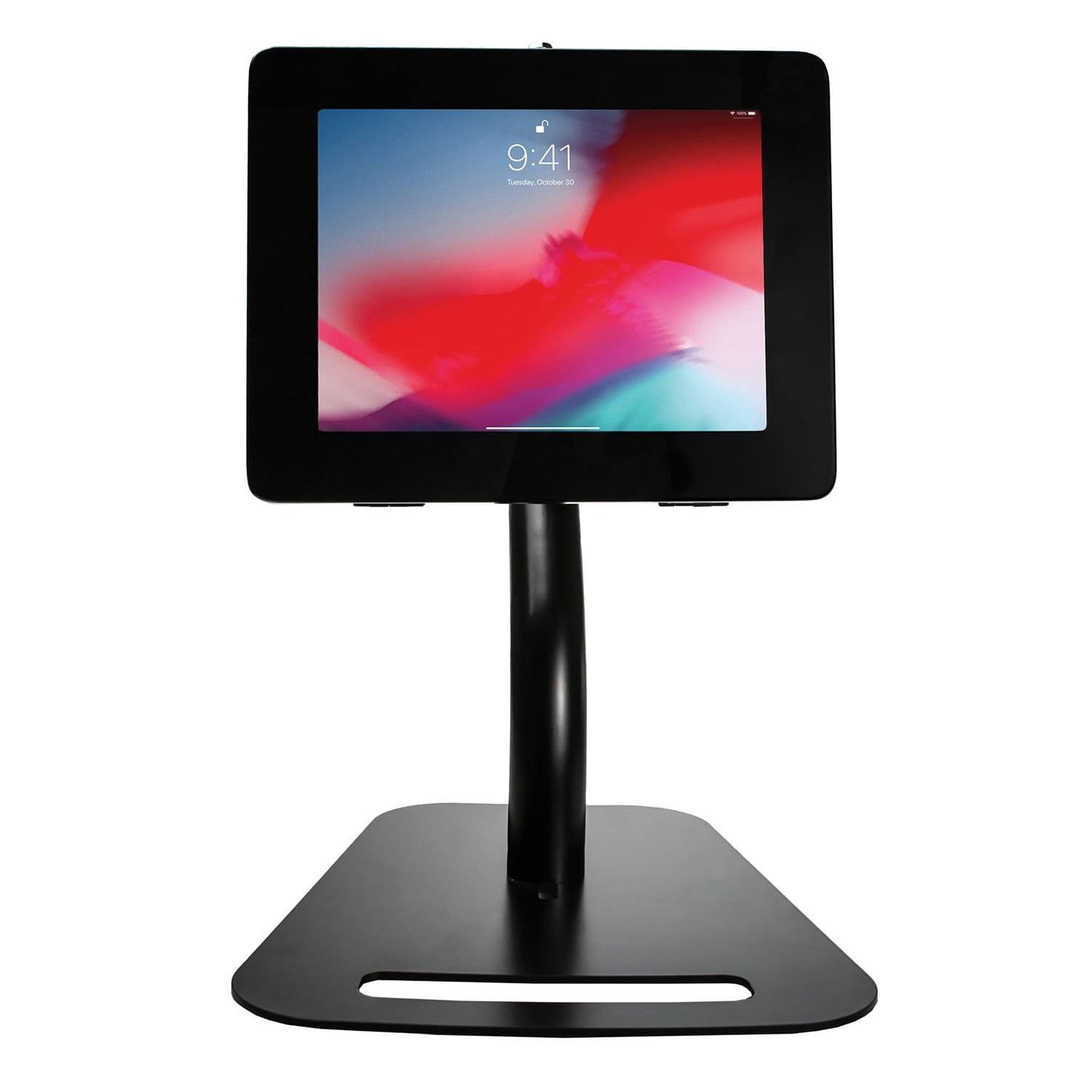 CTA Digital PAD-PARAFD Digital Premium Height-adjustable Floor-to-desk Security Kiosk for Tablets
