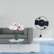 thumbnail image 2 of Figuras de cisne de resina, esculturas, adornos de mesa, reloj de pared, material acrílico con diseño artístico, ideal para sala de estar, oficina, bo, 2 of 8