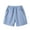 Light Blue, variant on Big Girls Pull on Denim Shorts, Stretchy Jeans Shorts Casual Loose Elastic Waist Straight Leg Denim Short Pants with Pockets Dark Blue 13 Years