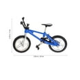 thumbnail image 2 of Homoyoyo Décoration de Vélo Modèle Miniature en Alliage Bleu 1Pcs pour Photographie, 2 of 5