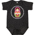 thumbnail image 3 of Inktastic Matryoshka Russian Cute Pink Nesting Doll Girls Baby Bodysuit, 3 of 5