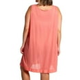 thumbnail image 4 of Exquisite Form Nylon Tricot Sleeveless Short Knee Length Nightgown 30107, 4 of 6