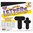 thumbnail image 2 of TREND Black 4-Inch Casual Uppercase/Lowercase Combo Ready Letters, 549 Pieces, 2 of 2