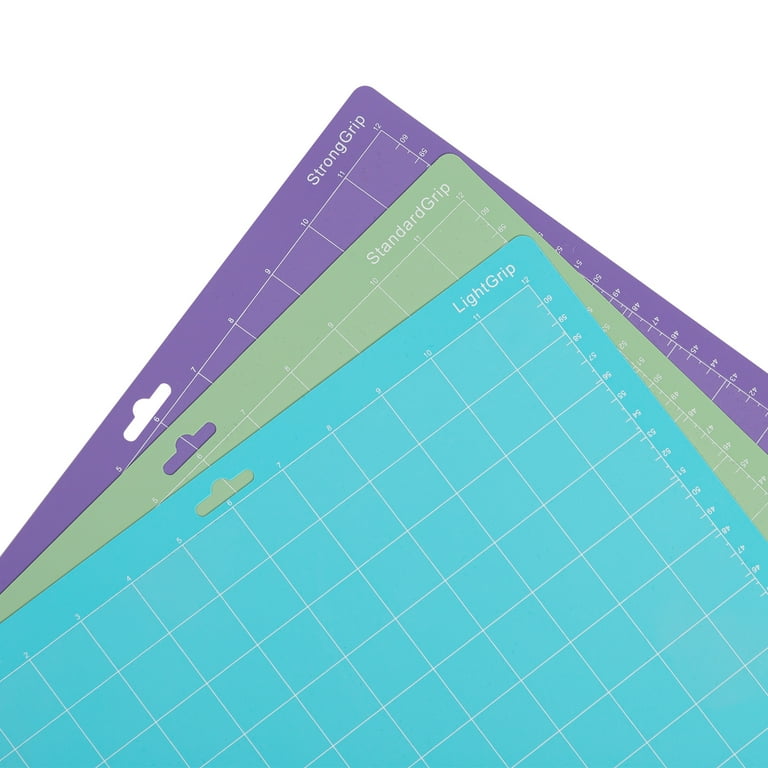 Cutting Mats, 3 Pcs 12x24 inch Non-Slip Sewing Plotter Grid Cutting Pad,  Green+Blue+Purple