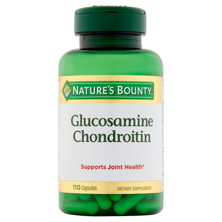 Nature's Bounty Glucosamine chondroïtine complexes Capsules de complément alimentaire, 110 count