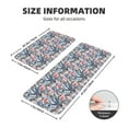 thumbnail image 2 of Honeii Flamingo And Zebra Print Kitchen Mat [2 PCS] for Floor, Waterproof Non-Slip Rugs, Kitchen Decor,Standing Mat for Floor,Office, Sink, Laundry, 2 of 6