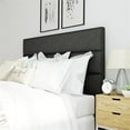 thumbnail image 2 of Pemberly Row Tête de Lit Rembourrée Moderne / Contemporaine Format Grand Lit en Gris Charbon, 2 of 11
