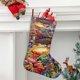 thumbnail image 2 of Garbage Pail Kids Tema: Calcetines de Navidad, fino lino blanco para colgar en escaleras y chimenea, decoración navideña para el hogar, regalo de Navidad.54cm×38cm, 2 of 5