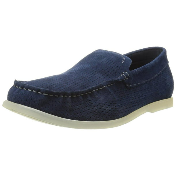 Kenneth Cole - Kenneth Cole Reaction Flat Top Men's Navy Boat Shoe 8M ...