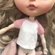 thumbnail image 2 of Muñeca De Moda Ropa Casual Camiseta De Tops Superiores Pulgadas , , Accesorios De Rosado Macarena Blythe Doll Shirt, 2 of 8