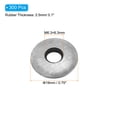 thumbnail image 2 of Uxcell M6.3x19mm Galvanized EPDM Bonded Sealing Neoprene Rubber Washers Gasket 300 Pack, 2 of 7