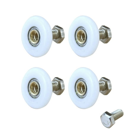 

4pcs For Bathroom With Screw Sliding Shower Door Roller Universal Practical
