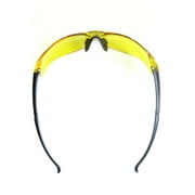 HyperTough Z87.1 Safety Glasses with Polycarbonate Lens in Yellow Tint. HTS-617113YL