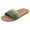 Green, variant on Women Slippers Fashionable And Minimalist New Linen Lovers Lightweight Comfortable And Non Slip Beach Shoes In Summer