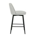 thumbnail image 5 of Homy Casa 26" Counter Height Bar Stools Set of 2, Upholstered Kitchen Island Chairs, 5 of 7