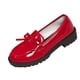 thumbnail image 2 of Xucatan Women's Patent Leather Tassel Loafers, Chunky Sole Slip-On Flat Shoes, Classic British Style Casual Shoes for Women, Plus Size Uniform Shoes Gift, 2 of 8
