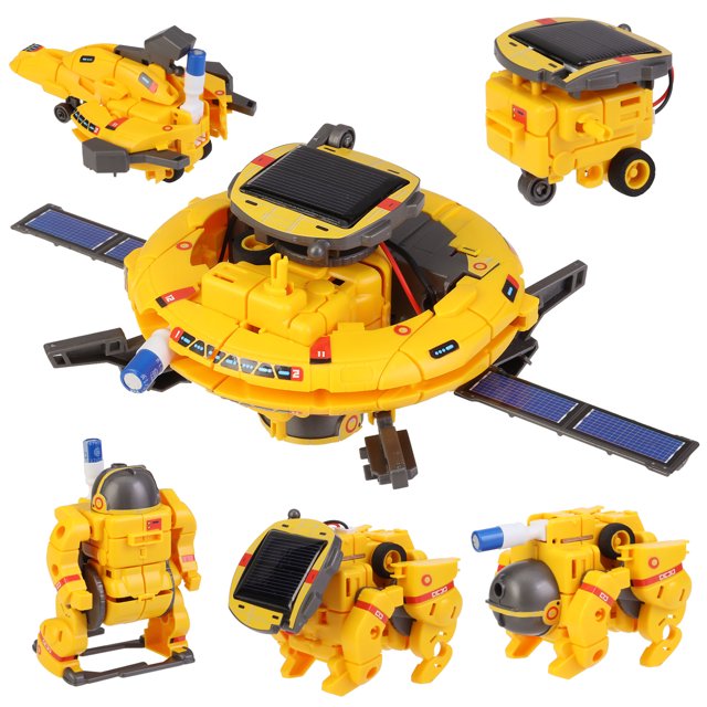 DODOING STEM Projects for Kids Ages 812 , Solar Robot Toys 6in1 Science Kits DIY Educational