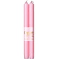 thumbnail image 1 of Caspari - Fancy 10-Inch Taper Dripless, Smokeless, Candlesticks, Petal Pink, Set of 2, 1 of 4