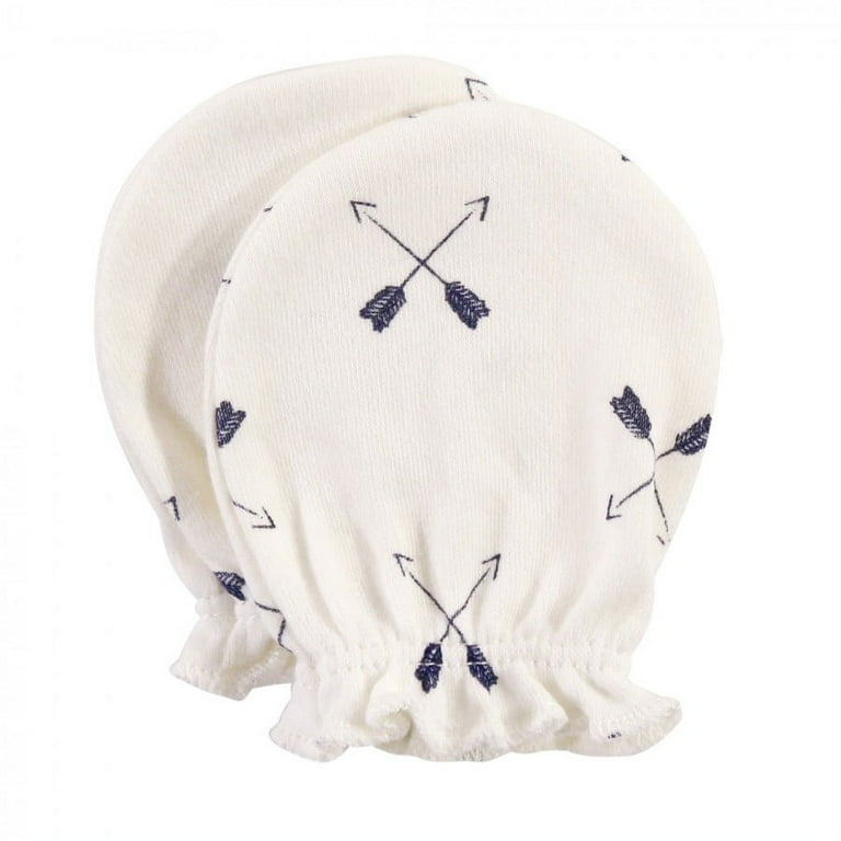 激安ショップ 食品 Baby Hudson Infant 0-6 Forest, Mittens, Scratch Cotton Boy ベビー