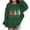R23-Dark Green, variant on RMGVDSD Girls Casual Pullover Sweatshirt Graphic Print Long Sleeve Crewneck Sweatshirts Loose Fit Soft Tops for Holiday Festive Outfit Cute Sweatshirt 5-6 Years