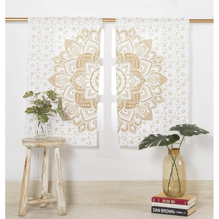 Krati exports bohemian beautiful ombre color mandala curtain panels hotsell