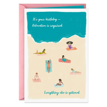 Hallmark Birthday Card for Her (Relaxation Required)