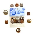 thumbnail image 4 of Dress It Up Buttons, Whoo, Craft & Sewing Embellishments, Plastic, Multi Color, 8 Pcs., 4 of 6
