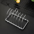 thumbnail image 4 of Cooling Rack compatible Toast Metal Wire Rack With 6 Slice Slots And Carry Handle Serving Utensils compatible Bread Pieces SL, 4 of 4