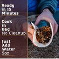 thumbnail image 4 of Packit Gourmet Big'un Burrito With Fajita Chicken| Premium Freeze Dried Adventure Food | Large Portions | High Protein | Real Meat | Just Add Water Meal |All-Natural Ingredients | Made in Texas, 4 of 6
