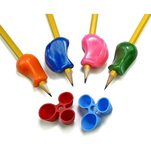 The Pencil Grip Bestsellers 6 pack for Righties and Lefties with 2 Original Pencil Grips, 2 Crossover and 2 Claw, Assorted