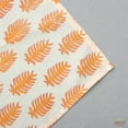 thumbnail image 3 of Gold Yellow Indian Hand Block Leaf Printed 100 % Biodegradable Pure Cotton Cloth Napkins, 9x9"- Cocktail Napkins, 20x20"- Dinner Napkins, 3 of 4