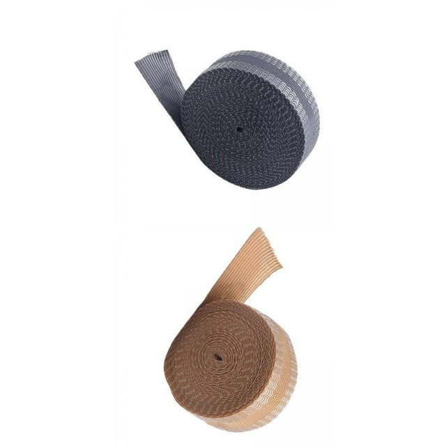 Cinta de dobladillo BLESIY 2 piezas 25 mm Gris y Beige