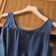 thumbnail image 4 of Diufon Womens Cotton Linen Tank Tops Casual Solid Color T-Shirts Summer Round Neck Sleeveless Tops, 4 of 7