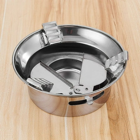 

Hemoton 1 Set Of Stainless Steel Hot Pot with Alcohol Stove Alcohols Stove Portable Stoves Burner With Hot Pot