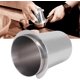thumbnail image 1 of Taza dosificadora de café de 51 mm, taza dosificadora de acero inoxidable, taza dosificadora con mango para máquina de café, herramientas para máquinas de café, se adapta a portafiltros de 51 mm, 1 of 5