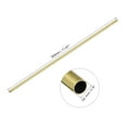 thumbnail image 2 of Uxcell Brass Tubing Seamless Straight Pipe Tube 4mm x 0.25mm x 300mm, 2 of 5