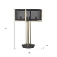 thumbnail image 3 of Trend Home 4-Light Matte Black Table Lamp, 3 of 8