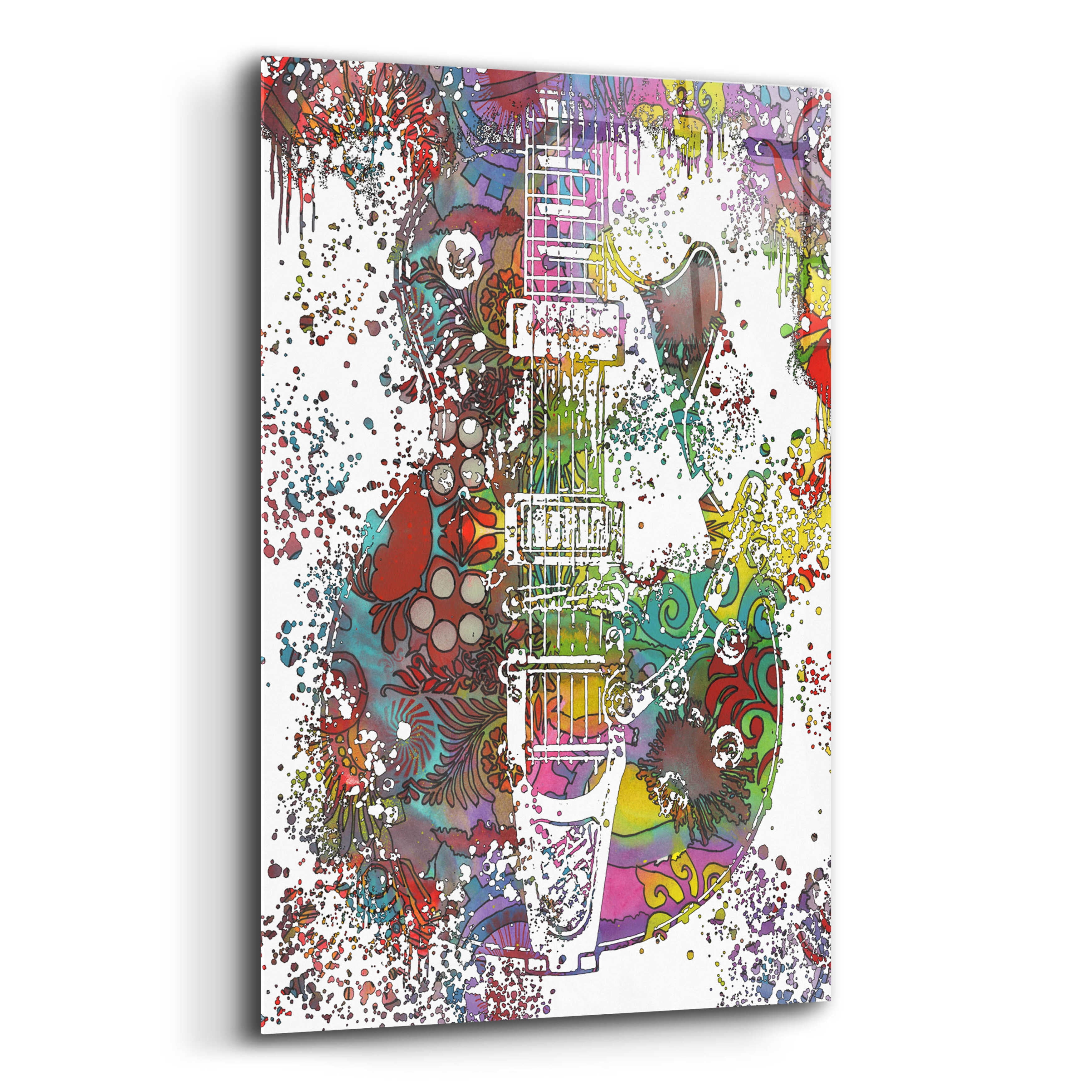 Epic Art 'Les Paul Whammy' by Dean Russo, Acrylic Glass Wall Art, 12"x16"
