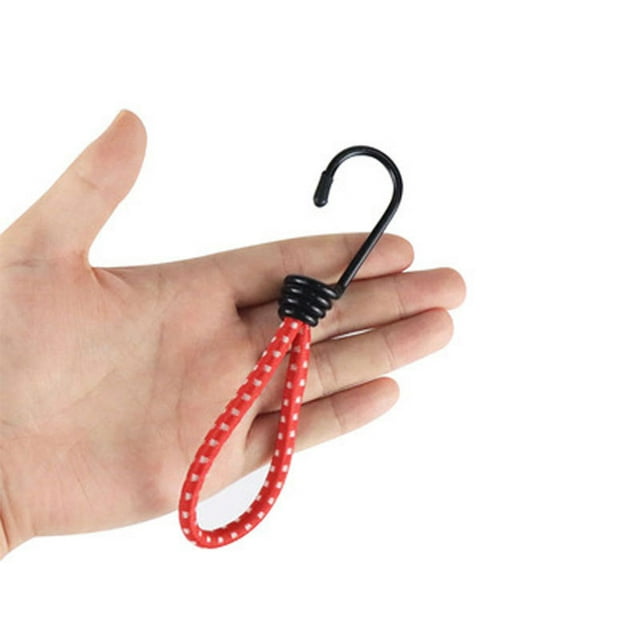 Becaristey 2pcs Tent Elastic Rope Fixation Stretch Ropes Strong Bearing Capacity Green 1Set