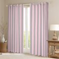 thumbnail image 2 of Erosebridal Stripes Ombre Curtains for Living Room, Abstract 30%-50% Blackout Curtains Set of 2 (38x45), Modern Geometric Curtains and Drapes (38x45), Window Drapes Room Decorative, 2 of 6