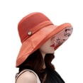 thumbnail image 1 of Sombrero para El sol Qarigey Sombreros de pescador plegables verano malla Protector solar Rojo tamaño libre, 1 of 6