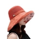 thumbnail image 1 of Sombrero para El sol Qarigey Sombreros de pescador plegables verano malla Protector solar Rojo tamaño libre, 1 of 6