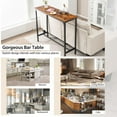 thumbnail image 6 of Giantex Industrial Bar Height Sofa Table, Rectangular arrow Long Console Table, 6 of 6
