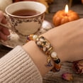 thumbnail image 6 of WWC Halloween Bracelet, Stretch Beaded Ghost Jewelry with Gift Box, Halloween Decorations Accessories for Party, 6 of 6