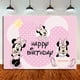 thumbnail image 1 of Fondo de vinilo de dibujos animados para fiesta de cumpleaños de niños, paño de pared personalizado de Mickey Mouse, Minnie Mouse, decoración para Baby Shower, 1 of 4