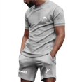 thumbnail image 3 of Ropa deportiva de tenis transpirable para hombre, ropa deportiva de verano para exteriores, ropa de entrenamiento de bádminton, camiseta suelta para correr, traje de manga corta, 3 of 5